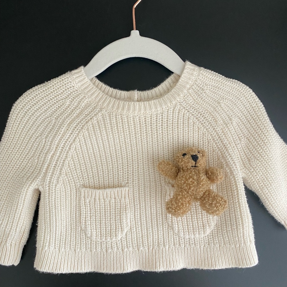 0-3 months teddy bear sweater